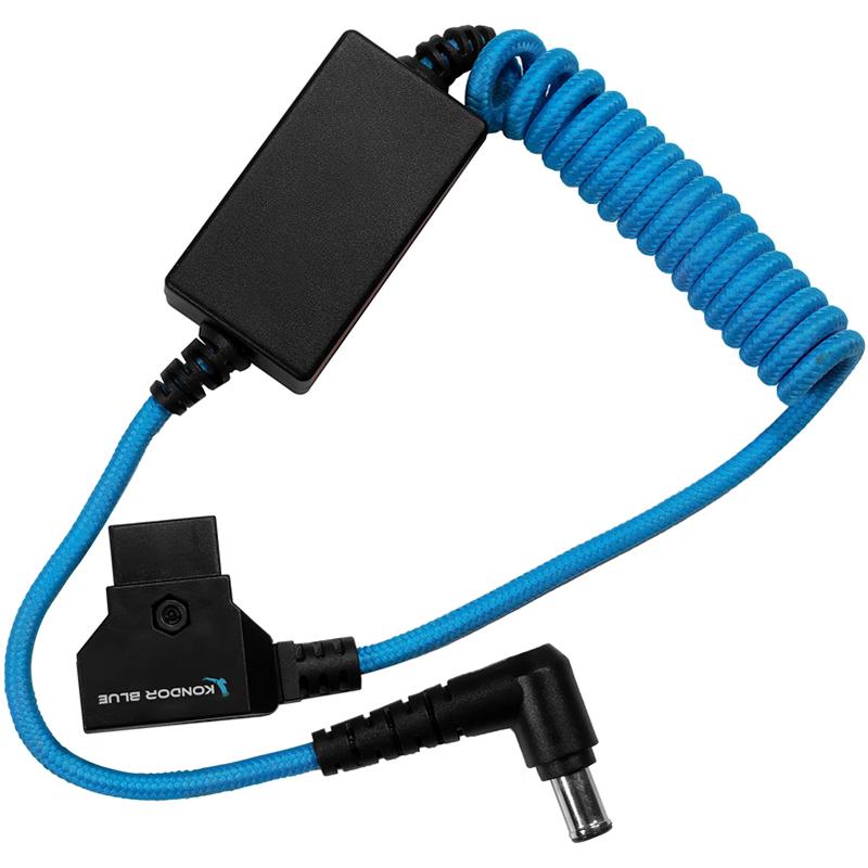 Kondor Blue Coiled D-Tap to 19.5V Regulated DC for Sony FX9/FX6